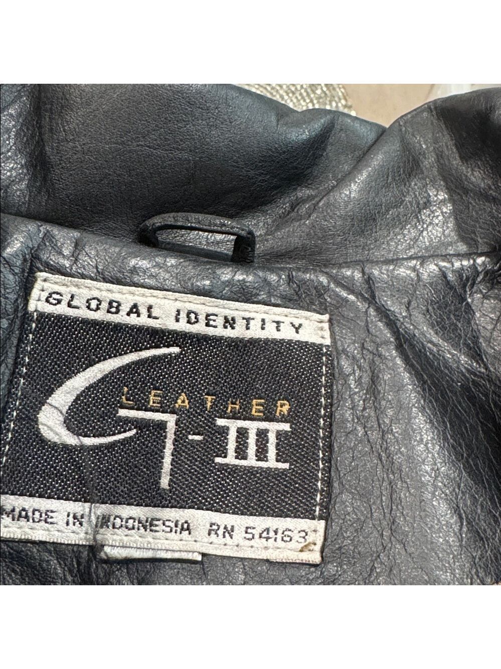 Vintage Early 90s Genuine Leather Trench Coat Oversized Fit Size M-XL - Picture 4 of 6